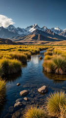 lake in the mountains