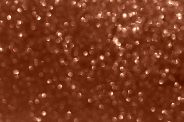 Mocha brown sequins background. Perfect texture for your design. Demonstrating color of 2025 year