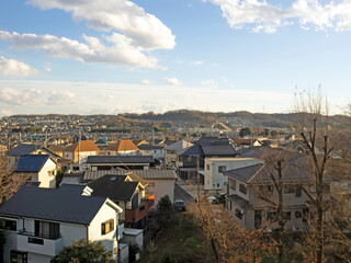 東京郊外の街並み