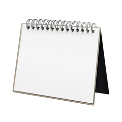 Desk Calendar Isolated On Transparent Background, ideal for office branding, productivity designs, and time management projects