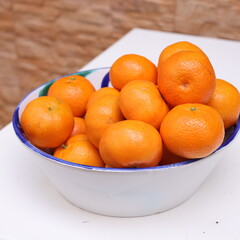 bowl of mandarines