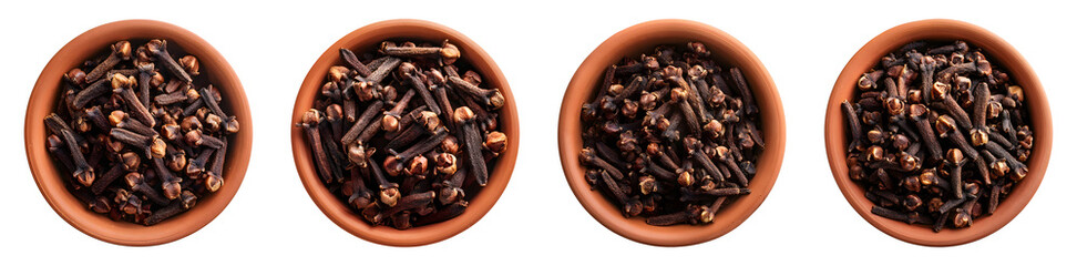Obraz premium Cloves in a Bowl, PNG image