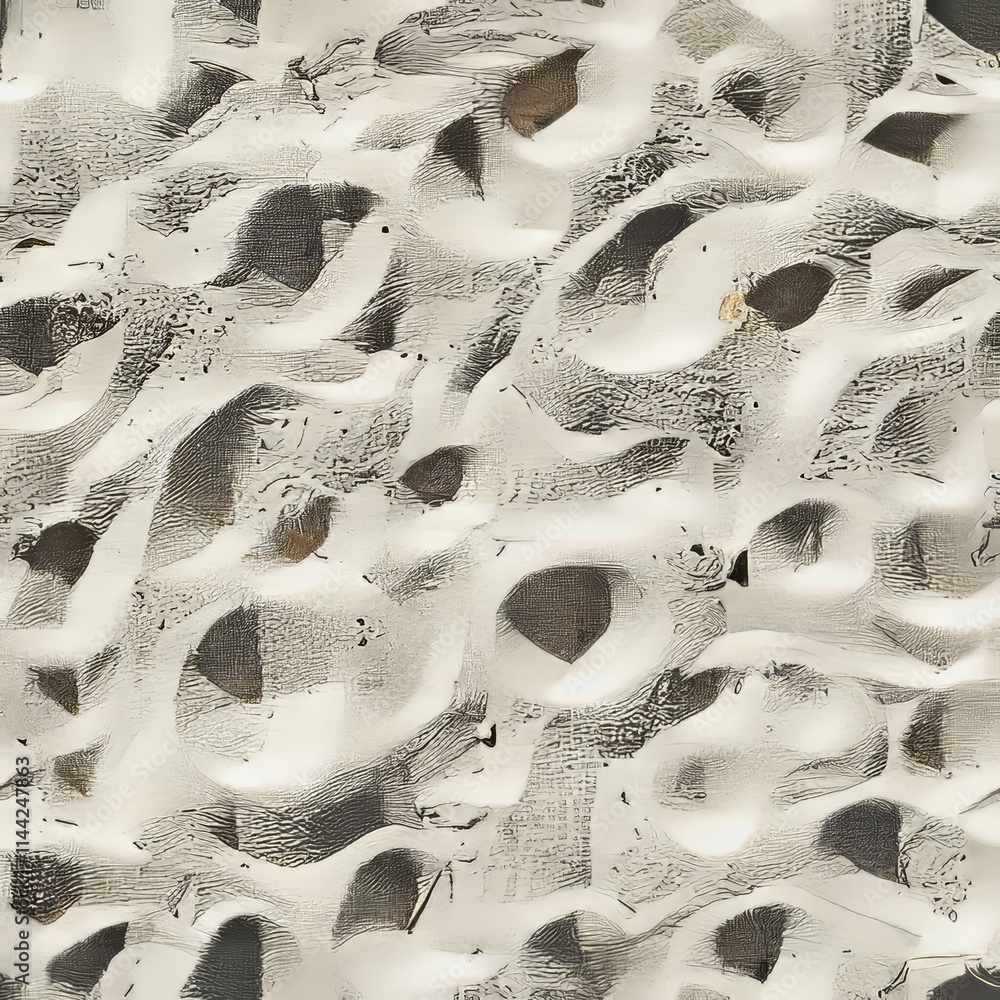 Poster seamless sand texture patterns of light and shadow create a minimalist, abstract background
