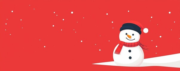 Christmas new year powerpoint background snow man