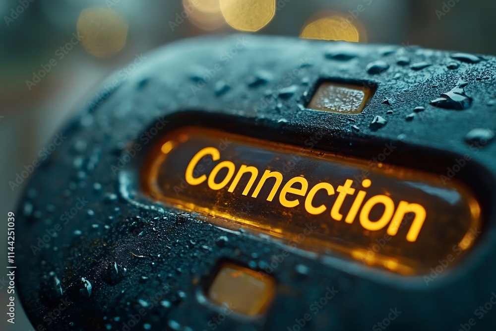 Poster secure connection icon on website browser in high detail