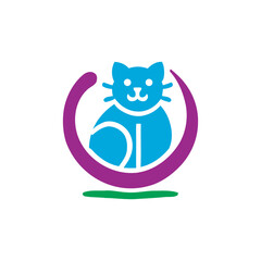 Cat Logo icon vector design templates simple and modern concept