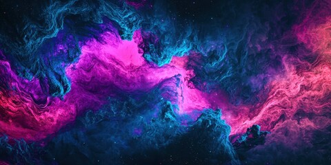 Colorful galaxy with a purple and pink swirl