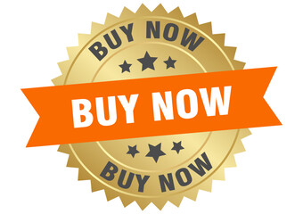 BUY NOW label, sign, seal