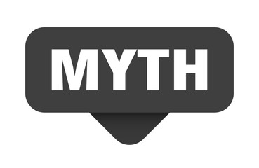 MYTH button, label, sign, banner