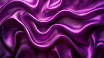 Obraz premium Luxurious Purple Silk Fabric Drape Texture