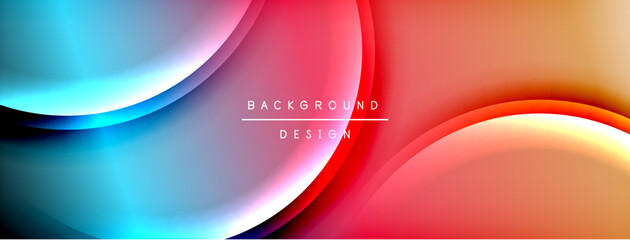 Gradient and shadow wave line geometric background. Vector Illustration For Wallpaper, Banner, Background, Card, Book Illustration, landing page