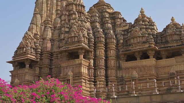 The Khajuraho Group of Monuments are a group of Hindu and Jain temples in Chhatarpur district, Madhya Pradesh, India. its an a UNESCO World Heritage Site.