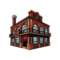 Fototapeta premium A stylish urban loft apartment showcasing exposed brick walls, large windows, and minimalist modern furniture. High ceilings and industrial-chic design elements are key.