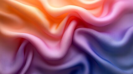 Fototapeta premium Abstract Draped Fabric Colorful Gradient Texture Background