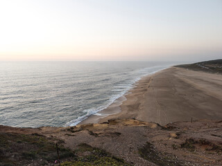 Praia do Norte in Nazaré, Portugal, where XXL waves are surfed