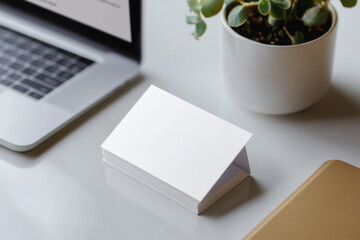white business cards mockup 