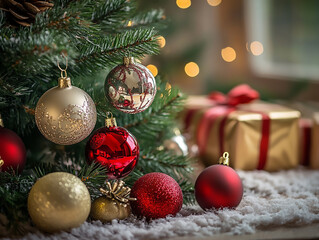 Christmas tree with decoration