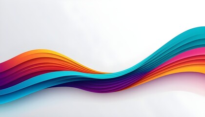 A colourful smokey waves wallpaper 