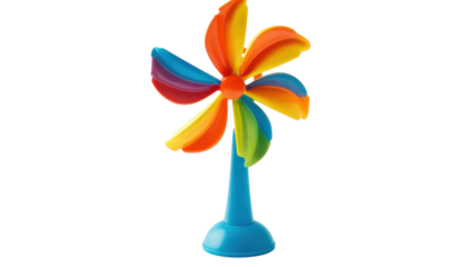 Vibrant Handheld Windmill Toy for Outdoor Fun and Playful Activities | Perfect for Children, Parties, and Festive Events.