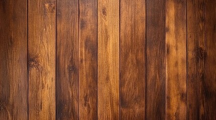Naklejka premium Dark brown vertical wood planks background texture.