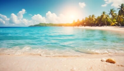 Summer vacation background with a blurred tropical beach. Stock photo
By Антон Сальников