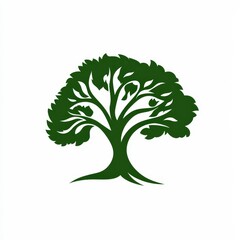 Obraz premium Design of tree logo icon symbol illustration isolated on white background