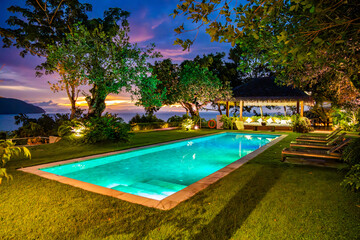 View of Laem Sor villa in South Samui, Thailand