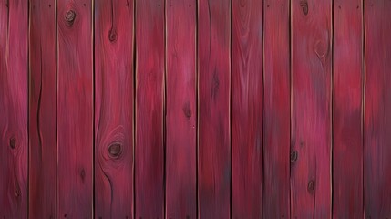 Deep red painted wooden planks background texture.