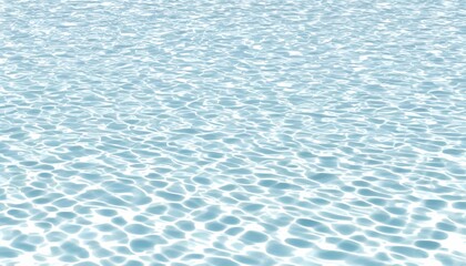 Seamless realistic depiction of water ripples or ocean waves for a summer-themed background, featuring a transparent overlay. High-quality 3D rendering. Created with generative AI technology