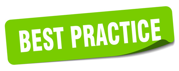 BEST PRACTICE sticker