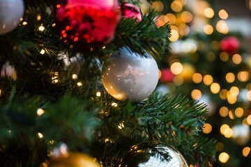 Nahaufnahme Weihnachtsbaum 