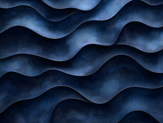 Obraz premium Deep Matte Navy Blue for a Rich and Smooth Aesthetic