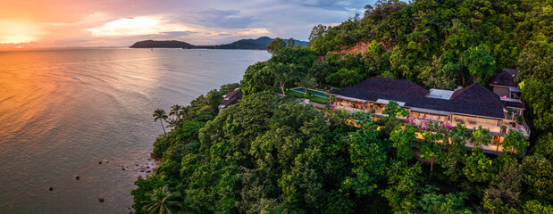 View of Laem Sor villa in South Samui, Thailand