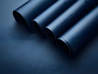 Fototapeta premium Deep Matte Navy Blue for a Rich and Smooth Aesthetic