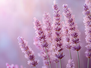 Obraz premium Muted Lavender Background - Calm and Neutral with Subtle Charm