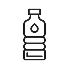 Water Bottle icon vector image. Suitable for mobile apps, web apps and print media.