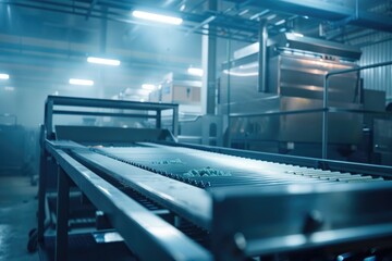 Fototapeta premium food packing and sorting industry equipment food packing and sorting industry equipment