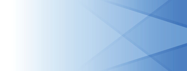 Obraz premium Light blue white abstract banner background vector. Minimal geometric shape with copy space