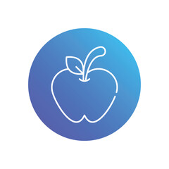 Apple vector icon