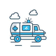 Ambulance vector icon