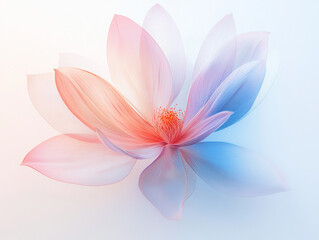 Fototapeta premium Abstract floral pattern, beautiful flower wallpaper