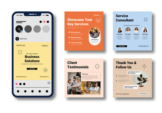 Business Promoting Services Social Media post