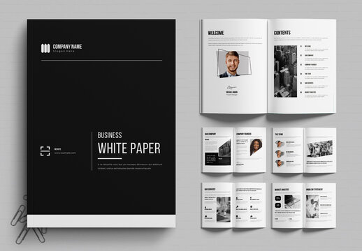 Professional Business White Paper Template