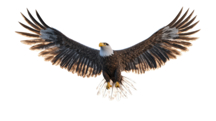 Majestic Eagle Soaring in the Sky: A Breathtaking Representation of Nature's Majesty Perfect for Wildlife Enthusiasts and Nature Lovers.