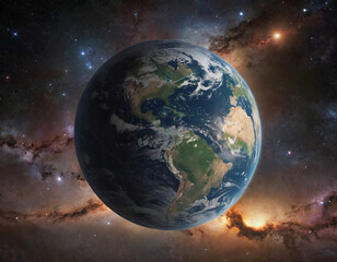 Obraz premium earth in space