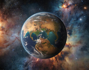 Obraz premium earth in space