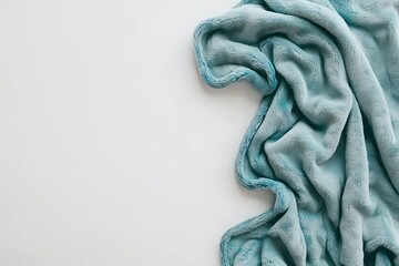Cozy fleece blanket displayed on a solid white background, perfect for cold winter nights