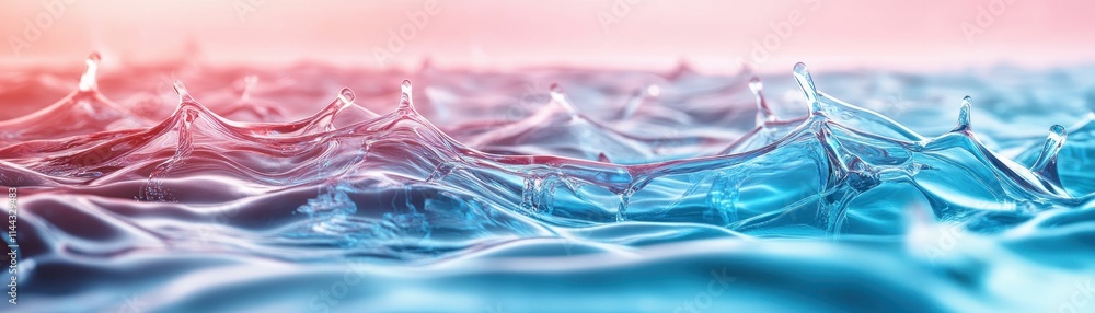 Poster abstract fluid patterns, artistic creation with waves, water design element, symmetrical flow, dynam