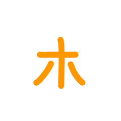 Obraz premium katakana alphabet vector icon