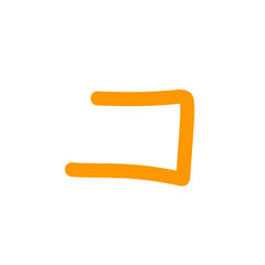 katakana alphabet vector icon